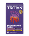 Trojan Pleasure Condoms - Asst. Box of 12