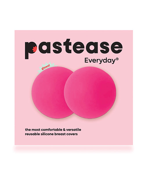 Pastease HALOS Silicone Nipple Covers w/Travel Box - Neon Pink A-C Cup 10 or More Uses