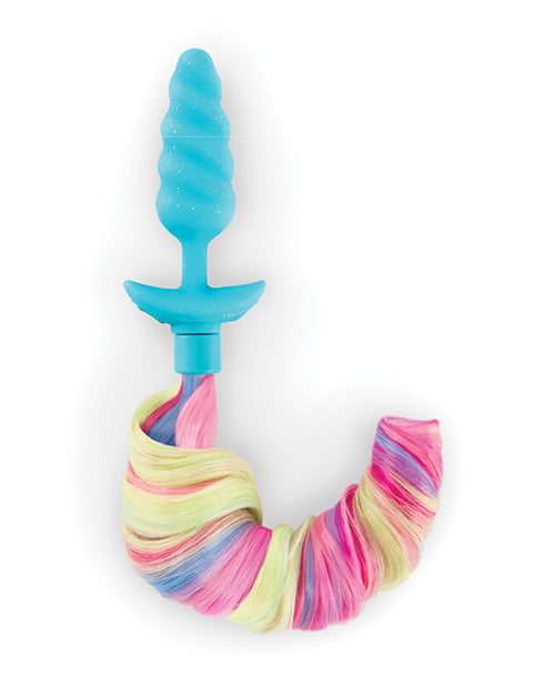 b-Vibe - Unicorn Tail VIbrating Butt Plug - Special Edition