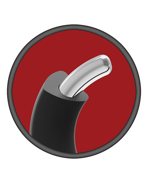 Kink Hybrid Silicone Covered Metal Cock Ring - 3 Sizes