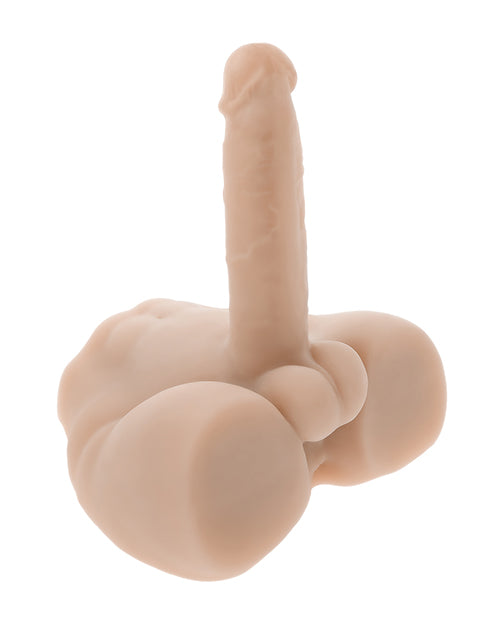 Evolved Easy Rider Thrusting & Vibrating Life-Like Dildo - Light