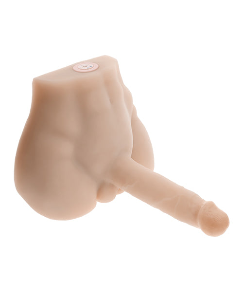 Evolved Easy Rider Thrusting & Vibrating Life-Like Dildo - Light