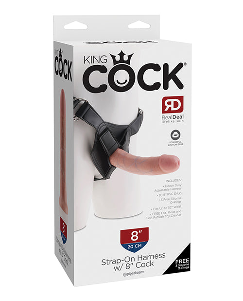 King Cock Strap On Harness w/8