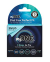 My One Snug Sampler Condoms - Pack of 3