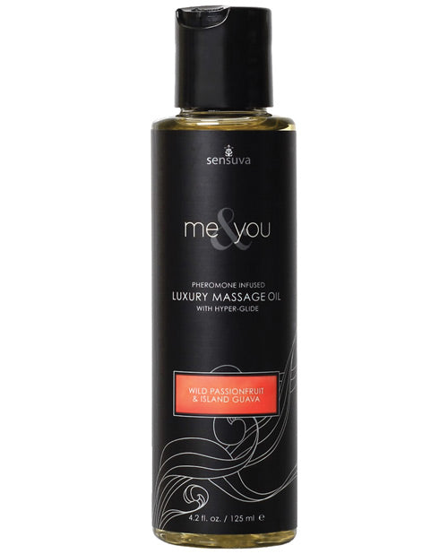 Sensuva Me & You Massage Oil 4.2 oz - Assorted Scents