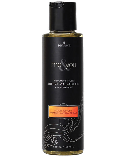 Sensuva Me & You Massage Oil 4.2 oz - Assorted Scents