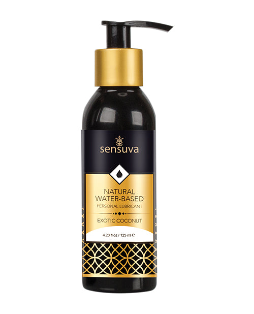 Sensuva Natural Water Based Personal Moisturizer 4.23 oz - Assorted Scents