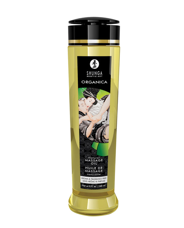 Shunga Organica Kissable Massage Oil 8 oz - Assorted Flavors