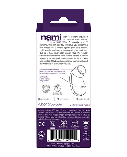 VeDo Nami Rechargeable Sonic Vibe - Assorted Colors