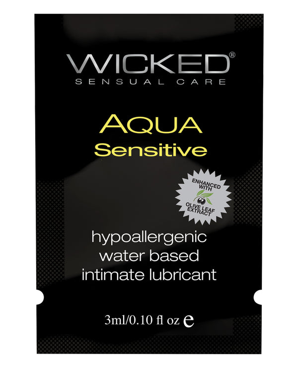 Wicked Sensual Care Hypoallergenic Aqua Sensitive Water Based Lubricant