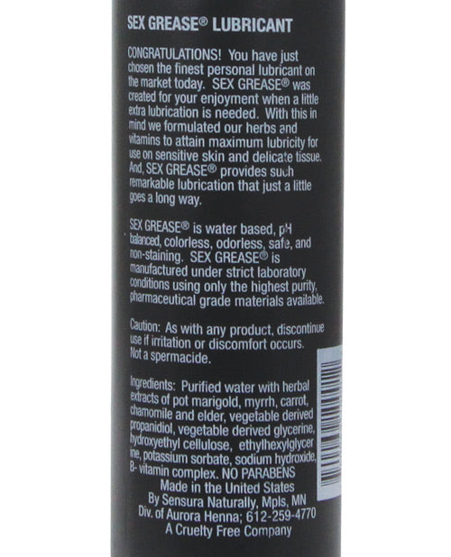 Sex Grease - 8 oz Bottle