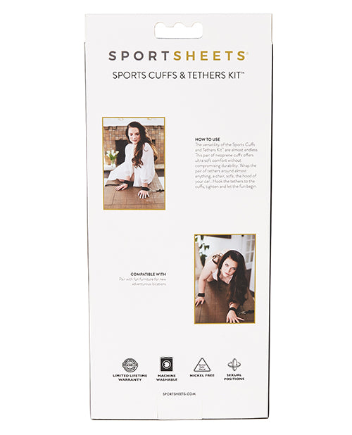 Sportsheets Neoprene Cuffs & Tether Kit
