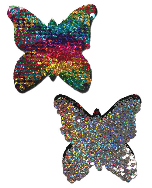 Pastease Premium Color Changing Flip Sequins Butterfly - Rainbow O/S