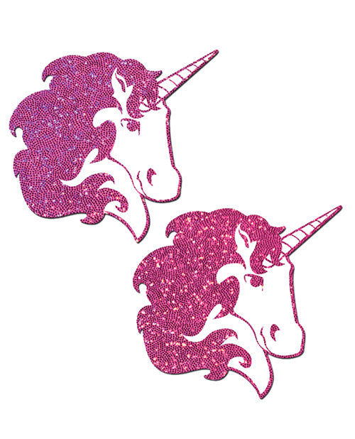 Pastease Premium Glitter Unicorn - Hot Pink/White O/S