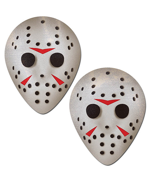 Pastease Premium Scary Halloween Hockey Mask - White O/S