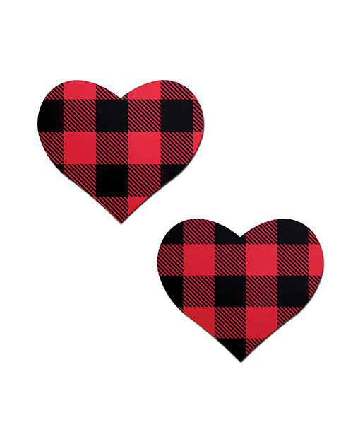 Pastease Premium Holiday Hearts - Plaid O/S