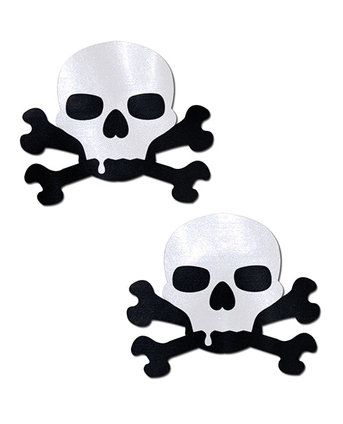 Pastease Premium Sullen Skull - Black/White O/S