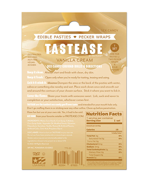 Pastease Tastease Tasty Sex Candy - Sweet Cream O/S