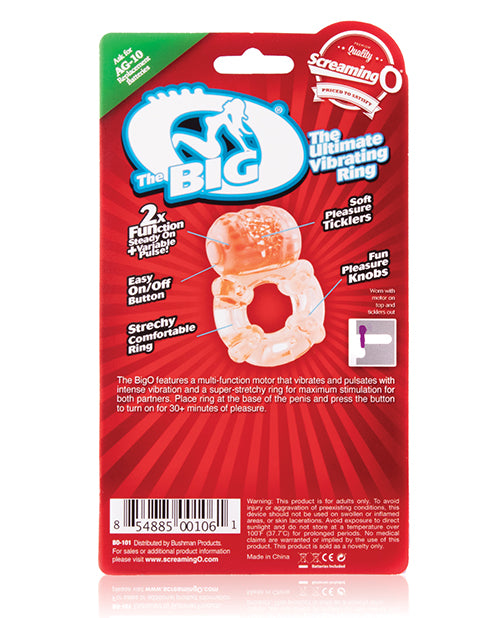 Screaming Big O Vibrating Ring