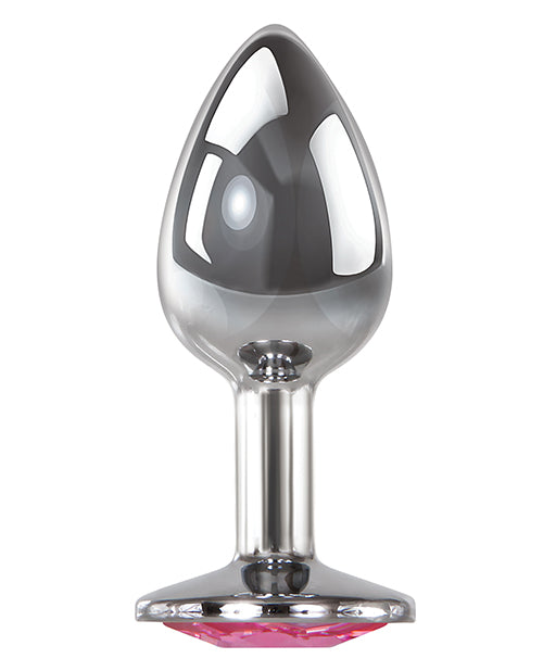 Adam & Eve Pink Gem Aluminium Anal Plug - Assorted Sizes