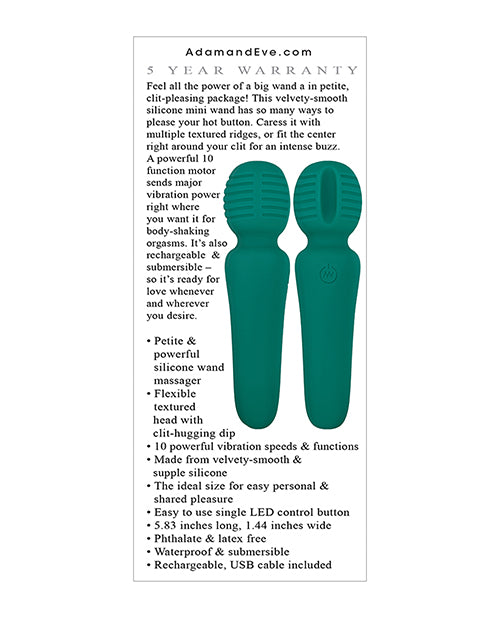 Adam & Eve Eve's Petite Private Pleasure Wand - Green