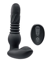 Adam & Eve Adam's Warming & Rotating Prostate Thruster w/Remote - Black