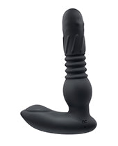 Adam & Eve Adam's Warming & Rotating Prostate Thruster w/Remote - Black