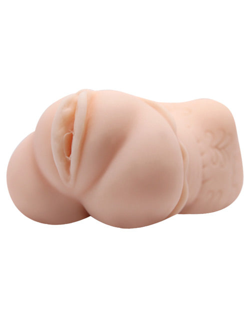 Crazy Bull No Lube Vagina Masturbator Sleeve w/Skirt - Ivory