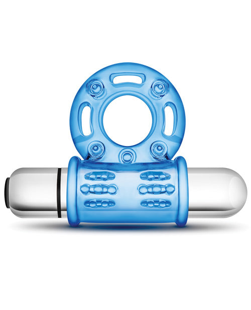Blush Stay Hard 10-Function Vibrating Bull Ring Cock Ring