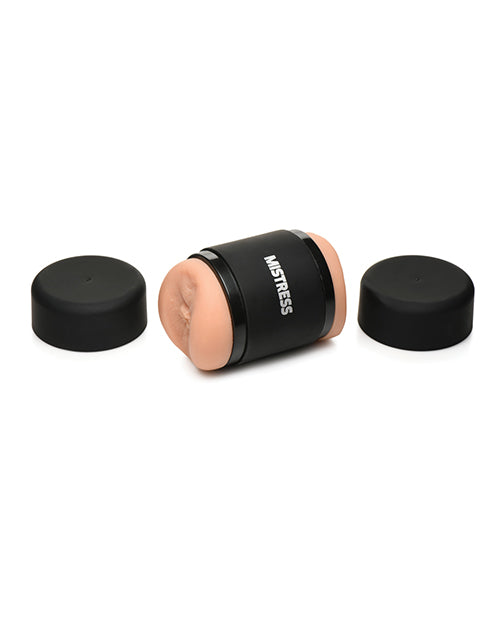 Curve Novelties Mistress Double Shot Mini Masturbator Ass & Mouth - Medium
