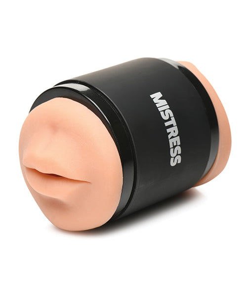 Curve Novelties Mistress Double Shot Mini Masturbator Mouth & Pussy - Medium