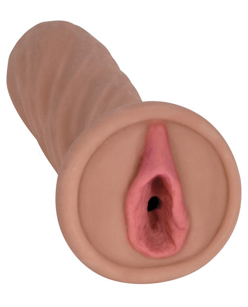 Curve Mistress Vibrating Pubic Bone Stroker Brianna - Latte