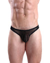Cocksox Mesh Enhancing Pouch Thong Black Shadow Black XL