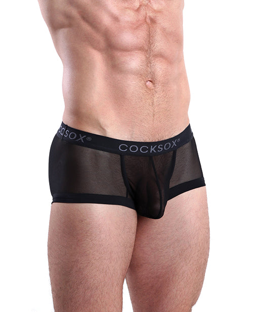 Cocksox Mesh Contour Pouch Trunk Shadow Black XL