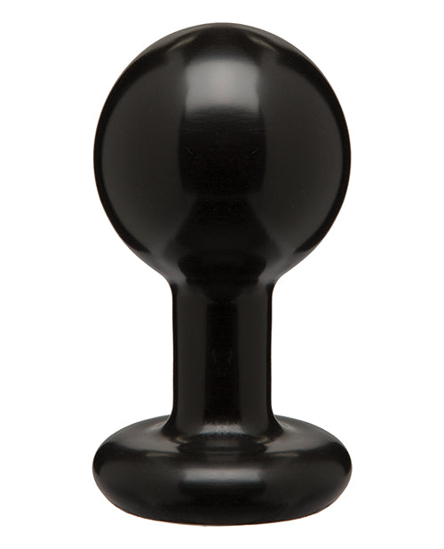Round Butt Plug - Medium Black