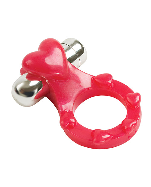 The Love Ring Heart Shaped - Red