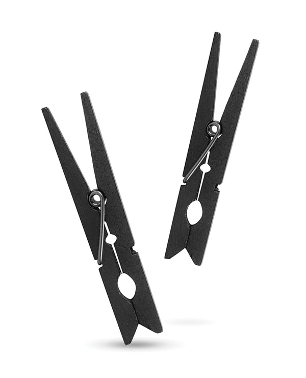 Easy Toys Clothes Pin Nipple Clamps - Black