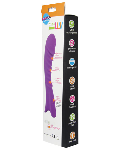 GigaLuv Rippled Curvatura Vibe 9 Functions - Purple
