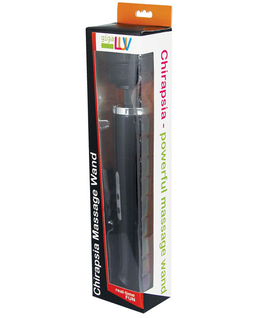 GigaLuv Chirapsia Power Wand w/10' Cord - 10 Function Black