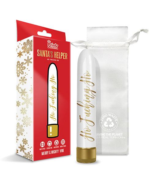 Santa's Helper Merry & Mighty Vibe w/Storage Bag - Ho Fucking Ho