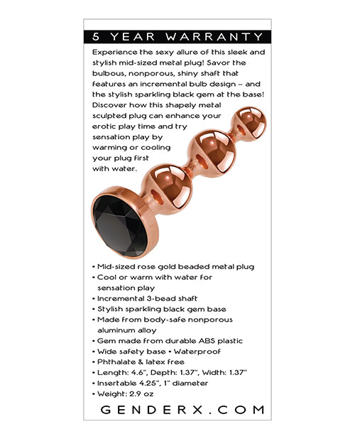 Gender X Gold Digger Medium - Rose Gold/Black