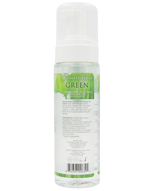 Intimate Earth Foaming Toy Cleaner - green tea tree oil