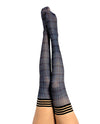 Kix'ies Debbie Plaid Thigh Highs Blue A