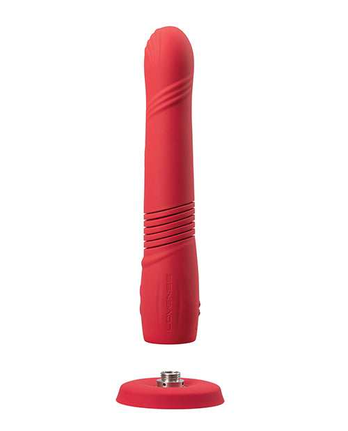 =Lovense Gravity Thrusting Dildo - Red