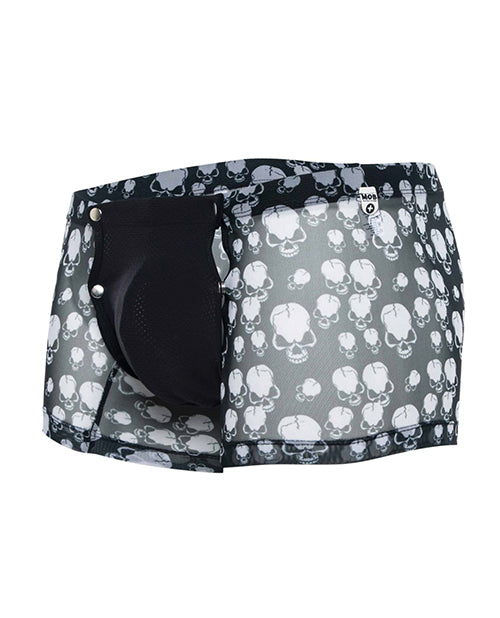 Male Basics Sinful Magic Skulls Pouch Boxer Black/White S/M
