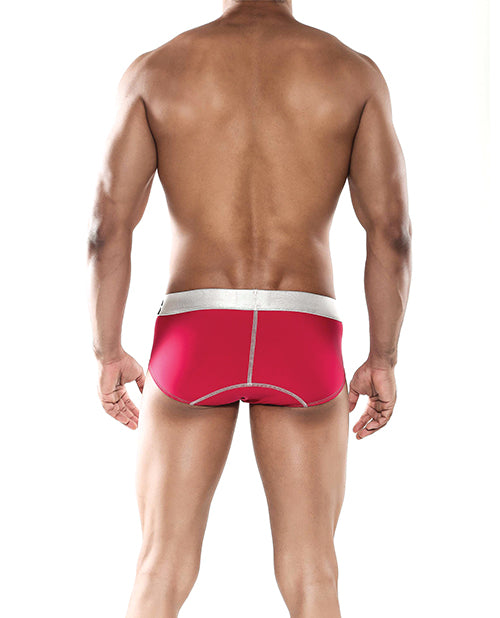 Male Basics Performance Brief - Burgundy