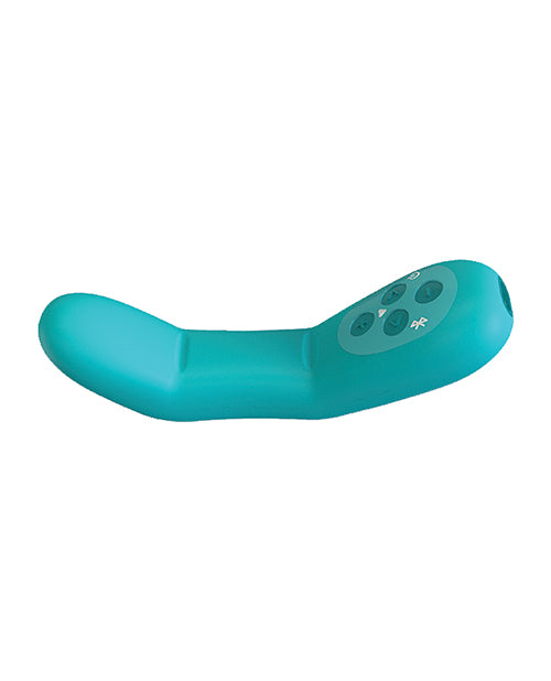 MysteryVibe Poco Bendable Vibrator w/2 Motors - Turquoise