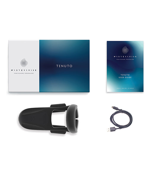 MysteryVibe Tenuto Smart Wearable Vibrator w/6 Motors - Black Iris
