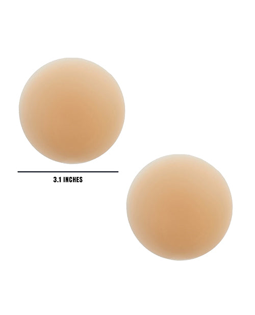 Neva Nude Nudie Patootie Skin Invisible Reusable Silicone Nipztix - Nude O/S
