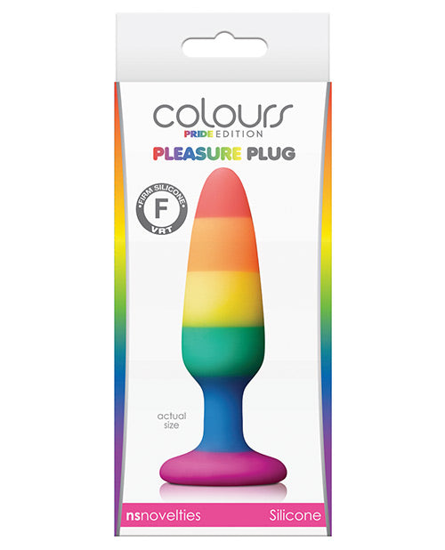 Colours Pride Edition Pleasure Plug Rainbow - Assorted Sizes